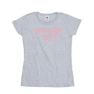 Gossip Girl Womens/Ladies Swirl Logo Cotton T-Shirt / Sports Grey
